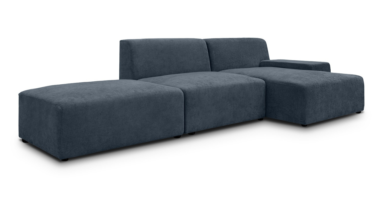 Zen canapea fixa de 2 locuri si taburet - sezlong dreapta [3]