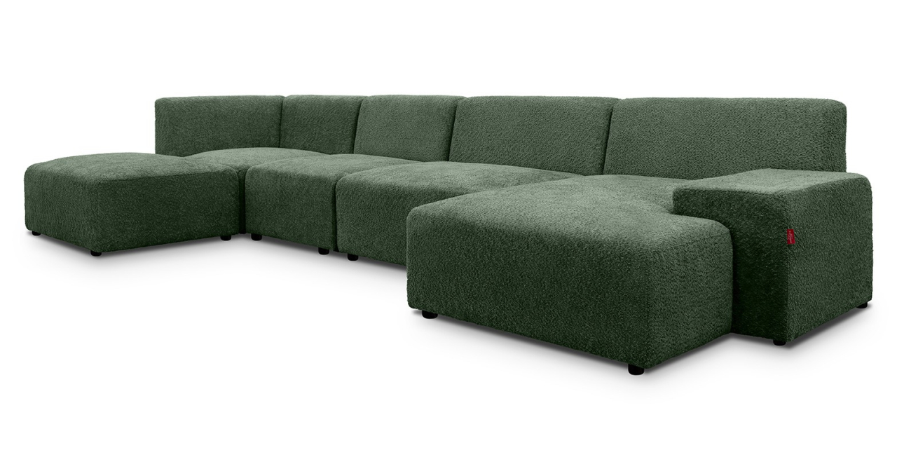 Zen coltar fix de 4 locuri - sezlong stanga [2]