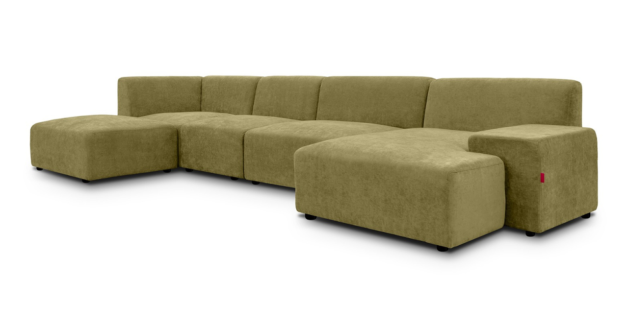 Zen coltar fix de 4 locuri - sezlong dreapta [2]