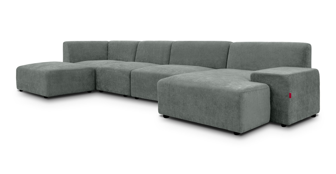 Zen coltar fix de 4 locuri - sezlong dreapta [2]