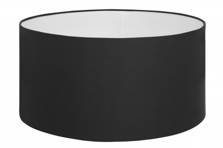 Abajur - Abajur Ez, PVC/Poliester, Negru, 50x50x48 cm