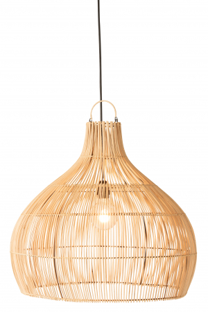 Abajur - Abajur Pear, Rattan/Bambus, Natural, 83x83x76.5 cm