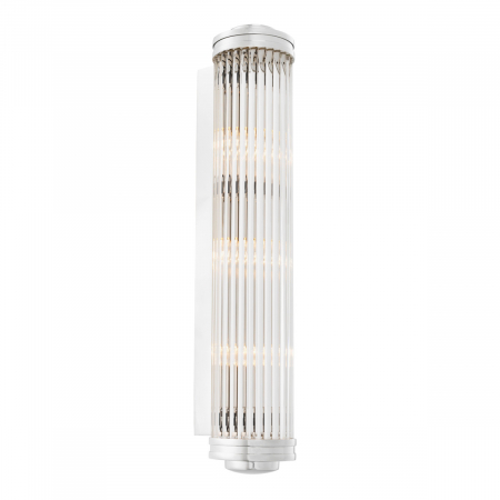 Aplice - Aplică de perete, Gascogne XL, finisaj nichel, Dims: W. 11 | D. 14 | H. 60 (CM)