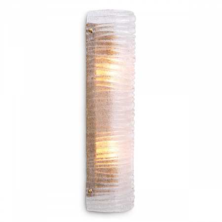 Aplice - Aplică de perete, Sanchez, finisaj din alamă cu aspect vintage, Dims: W. 14.5 | D. 12.5 | H. 53 (CM)