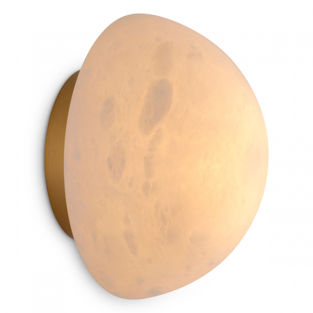 Aplice - Aplică de perete, Triton alabastru, Dims: Ø 24 | D. 15.5 (CM)