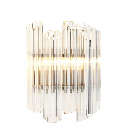 Aplice - Aplică de perete, Vittoria, finisaj nichel, Dims: W. 33 | D. 17 | H. 32.5 (CM)