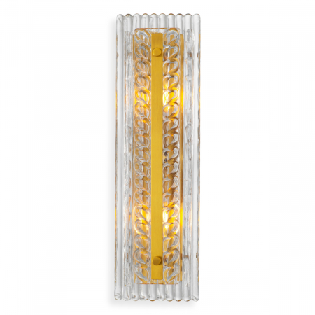 Aplice - Aplică, Luciene finisaj alamă antică, Dimensiuni: W. 15 | D. 10 | H. 50