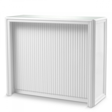 Mese de bar - Bar Roland, alb semilucios, Dimensiuni: W. 126 | D. 49.5 | H. 106