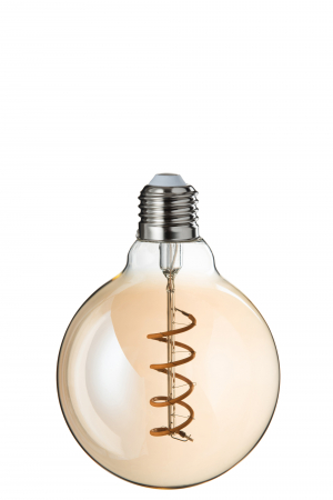 Becuri - Bec E27, Sticla, Transparent, 9.5x9.5x13.5 cm