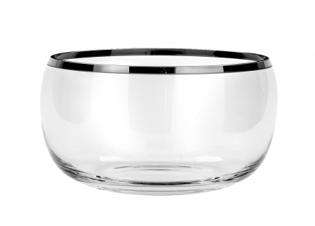 Boluri si castroane - Bol PLATINUM, sticla, 8x13 cm
