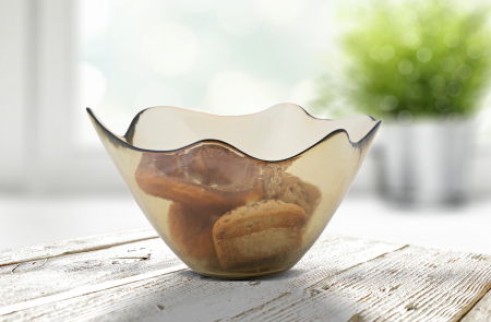 Boluri si castroane - Bol sticla, 18x30, Mauro Ferretti