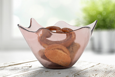 Boluri si castroane - Bol sticla, 18x30, Mauro Ferretti