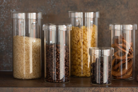 Carafe si ulcioare - Borcan din sticlă L