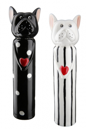 Animale - Caine din porțelan Saldus Set 2