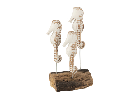 Mare si soare - Calut de mare, Lemn, Alb , 16x8x27.5 cm