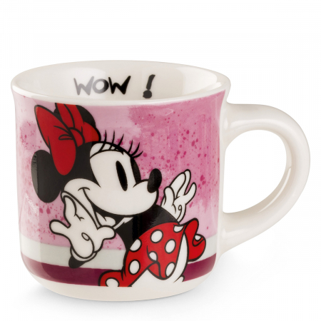Cani si cesti - Cana espresso, Minnie I am, Porțelan, trandafir, PU 12, H. 5,5 cm, D. 5,5 cm