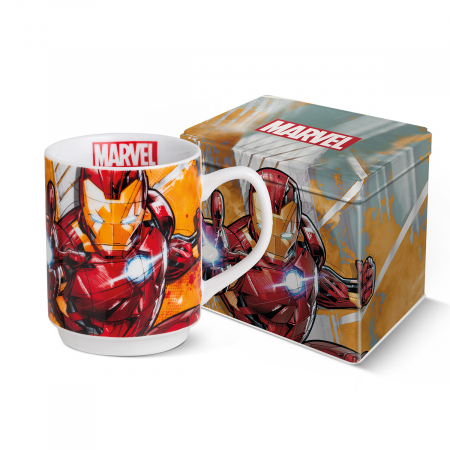 Cani si cesti - Cana, Marvel - Iron Man, Porțelan, multicolor, PU 3, H. 10 cm, D. 8 cm