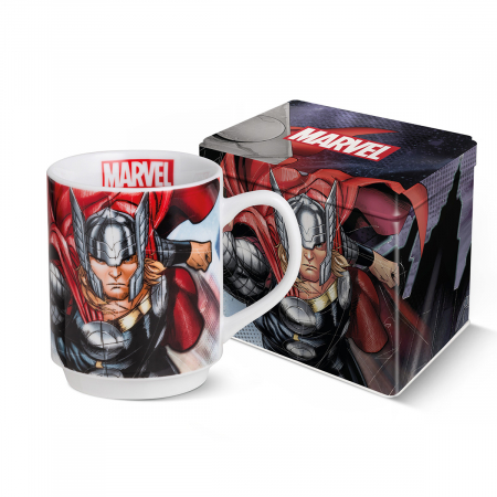 Cani si cesti - Cana, Marvel - Thor, Porțelan, multicolor, PU 3, H. 10 cm, D. 8 cm