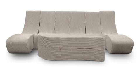 Canapele si coltare extensibile - Canapea Cheesecake modulara extensibila