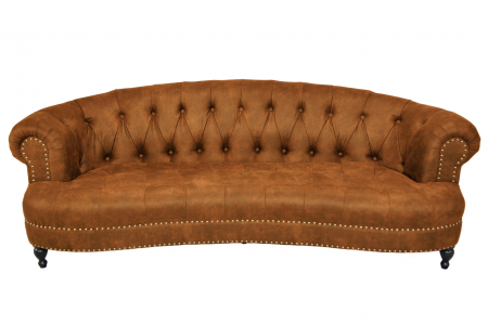 Canapele - Canapea Clara, Maro coniac, 210x70x80 cm