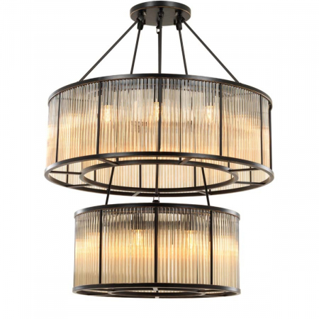 Lustre - Candelabru, Bernardi, finisaj bronz, Dims: Ø 90 | H. 116 (CM)