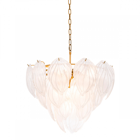 Lustre - Candelabru, Novida, finisaj din alamă cu aspect vintage, Dims: Ø 62 | H. 60 (CM)