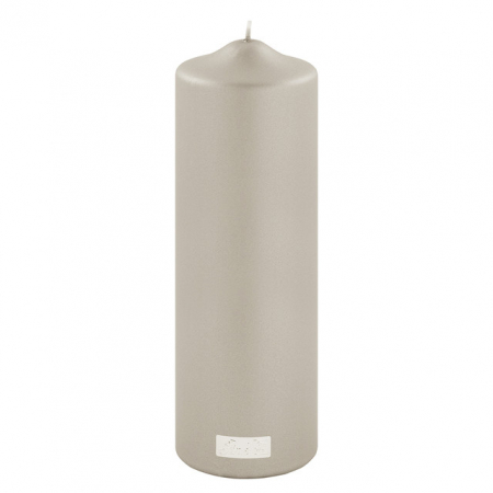 Lumanari - CANDLE/candle, bej metalic, dip./H.25, D.8