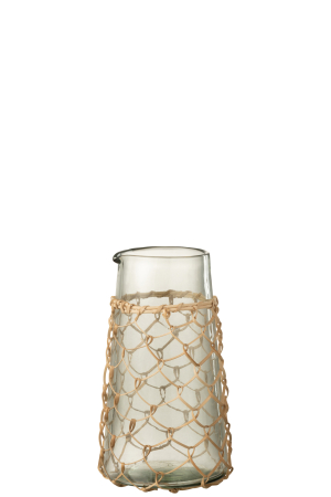 Carafe si ulcioare - Carafa, Tricotata Sticla