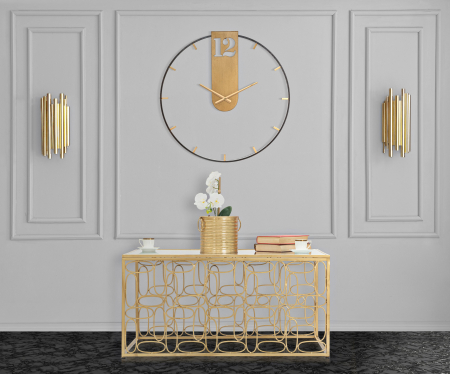 Ceasuri - Ceas de perete GOLDY CM Ø 60X4,5, Mauro Ferretti