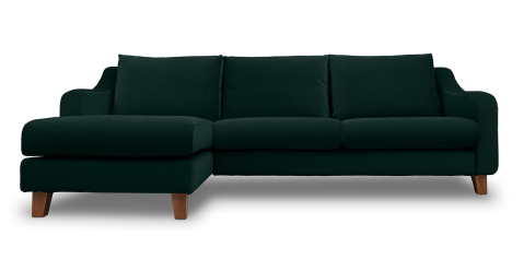 Canapele - Chic canapea fixa de 3 locuri L