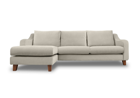 Canapele - Chic canapea fixa de 3 locuri L