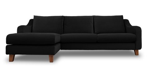 Canapele - Chic canapea fixa de 3 locuri L