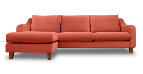 Canapele - Chic canapea fixa de 3 locuri L