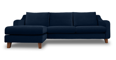 Canapele - Chic canapea fixa de 3 locuri L