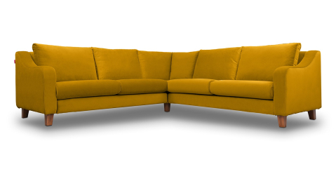 Canapele - Chic coltar fix de 4 locuri