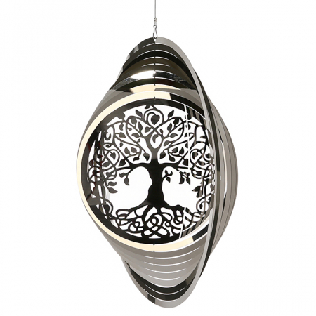 Clopotei de vant si ghirlande - Ghirlanda GIGANTIC, inox, 125x50 cm