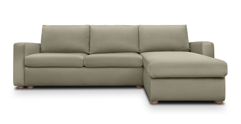 Canapele Extensibile - Cloud canapea  extensibila de 3 locuri L cu brate trapez