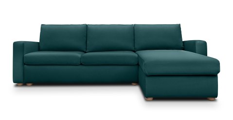 Canapele Extensibile - Cloud canapea  extensibila de 3 locuri L cu brate trapez