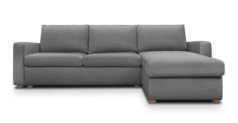 Canapele - Cloud canapea  extensibila de 3 locuri L cu brate trapez