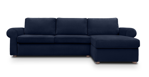 Canapele - Cloud canapea fixa de 3 locuri L cu brate rotunde