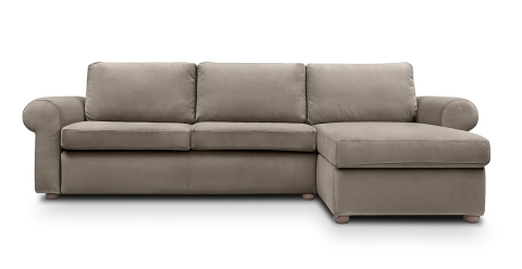 Canapele - Cloud canapea fixa de 3 locuri L cu brate rotunde