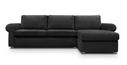 Canapele - Cloud canapea fixa de 3 locuri L cu brate rotunde