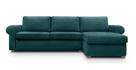 Canapele - Cloud canapea fixa de 3 locuri L cu brate rotunde