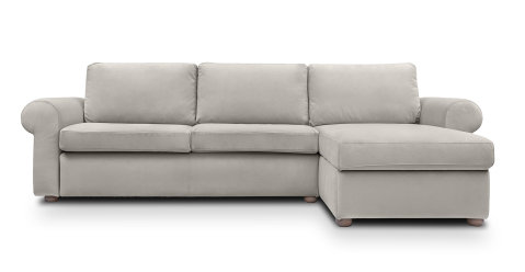 Canapele - Cloud canapea fixa de 3 locuri L cu brate rotunde