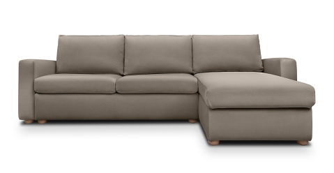 Canapele - Cloud canapea fixa de 3 locuri L cu brate trapez