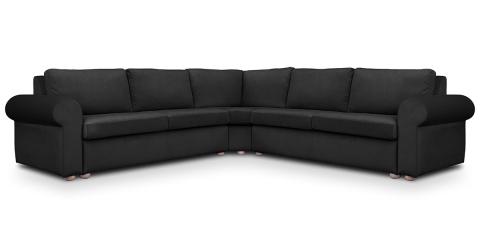 Canapele Extensibile - Cloud coltar extensibil cu brate rotunde