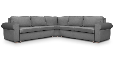 Canapele Extensibile - Cloud coltar extensibil cu brate rotunde