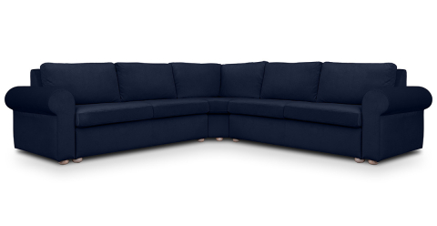 Canapele Extensibile - Cloud coltar extensibil cu brate rotunde