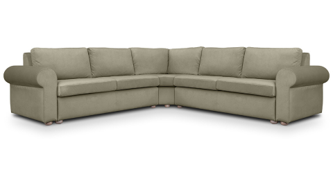 Canapele Extensibile - Cloud coltar extensibil cu brate rotunde