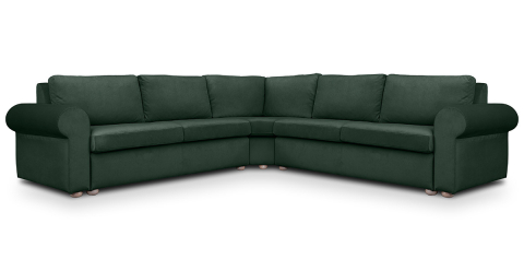 Canapele Extensibile - Cloud coltar extensibil cu brate rotunde